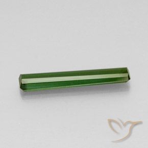 Turmalina Verde oscuro natural de 2.55 ct, Corte Octágono / Esmeralda, VS-SI