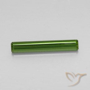 2.77ct Natural Verde oscuro Turmalina, corte esmeralda, VS