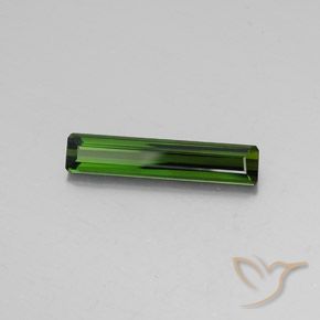 Turmalina Verde oscuro natural de 2.66 ct, Corte Octágono / Esmeralda, VS