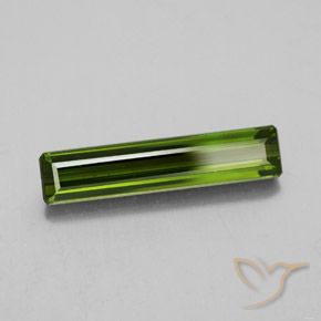 Turmalina Verde medio natural de 2.32 ct, Corte Octágono / Esmeralda, VVS-VS