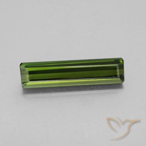 2.49ct Natural Verde medio Turmalina, corte esmeralda, VS