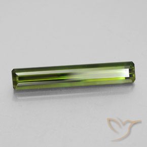 Turmalina Verde medio natural de 2.33 ct, Corte Octágono / Esmeralda, VVS-VS