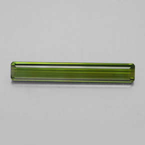 Turmalina Verde cálido natural de 2.14 ct, corte esmeralda, VVS