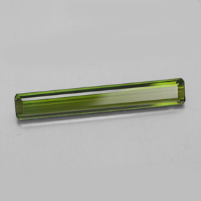 Turmalina Verde cálido natural de 2.14 ct, corte esmeralda, VVS