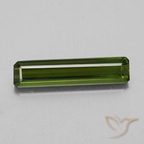 Turmalina Verde bosque natural de 2.11 ct, Corte Octágono / Esmeralda, VVS