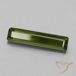 Turmalina Verde bosque natural de 2.11 ct, Corte Octágono / Esmeralda, VVS