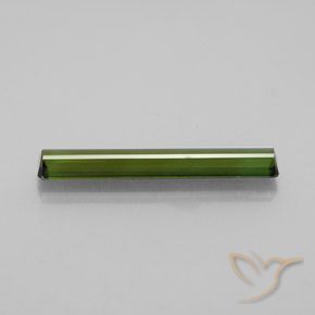 Turmalina Verde alga natural de 2.28 ct, Corte Octágono / Esmeralda, VVS