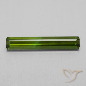 2.03ct Natural Verde alga Turmalina, corte esmeralda, VVS-VS