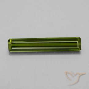 2.05ct Natural Verde alga turmalina, Corte Octágono / Esmeralda, VVS-VS, Photo A