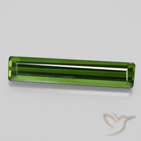 2.36ct Natural Verde oscuro turmalina, corte esmeralda, VVS-VS