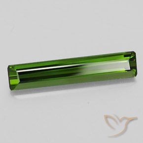 Turmalina Verde oscuro natural de 2.36 ct, Corte Octágono / Esmeralda, VVS-VS