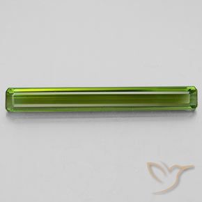 2.27ct Natural Verde oscuro Turmalina, corte esmeralda, VVS