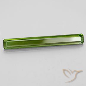 Turmalina Verde oscuro natural de 2.27 ct, Corte Octágono / Esmeralda, VVS