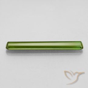 Turmalina Verde medio natural de 2.28 ct, Corte Octágono / Esmeralda, VVS