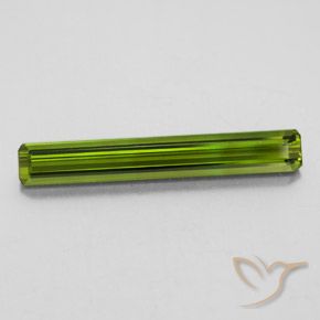 2.45ct Natural Verde medio Turmalina, corte esmeralda, VVS