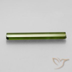Turmalina Verde medio natural de 2.45 ct, Corte Octágono / Esmeralda, VVS