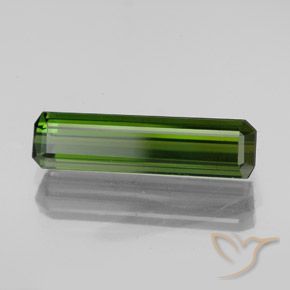 Turmalina Verde terroso natural de 2.22 ct, Corte Octágono / Esmeralda, VVS-VS