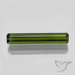 2.70ct Natural Verde bosque Turmalina, corte esmeralda, VVS-VS