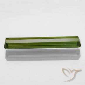 Turmalina Verde cálido natural de 2.29 ct, Corte Octágono / Esmeralda, VVS