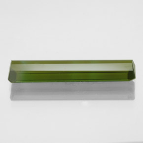 Turmalina verde natural de 2,47 ct, corte esmeralda, VVS-VS