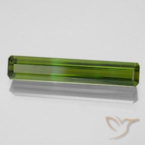 Turmalina Verde oscuro natural de 2.04 ct, Corte Octágono / Esmeralda, VVS-VS