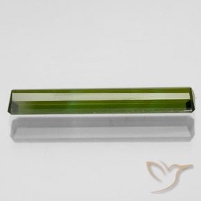 Turmalina Verde oscuro natural de 2.04 ct, Corte Octágono / Esmeralda, VVS-VS