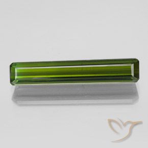 2.01ct Natural Verde alga Turmalina, corte esmeralda, VVS-VS