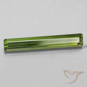 Turmalina Medium Light Green natural de 2.28 ct, Corte Octágono / Esmeralda, VVS