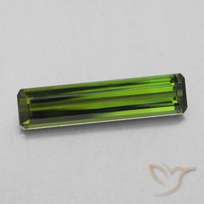 2.18ct Natural Verde medio turmalina, Corte Octágono / Esmeralda, VVS-VS, Photo A
