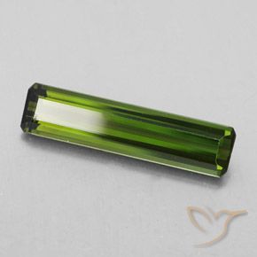 Turmalina Verde medio natural de 2.18 ct, Corte Octágono / Esmeralda, VVS-VS