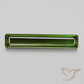 2.34ct Natural Verde oscuro Turmalina, corte esmeralda, VVS