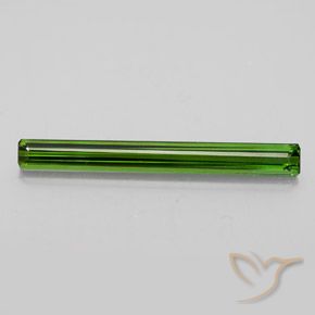 2.49ct Natural Verde bosque Turmalina, corte esmeralda, VVS