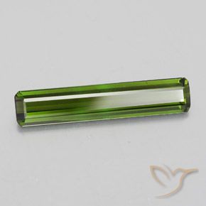 Turmalina Verde medio natural de 2.31 ct, Corte Octágono / Esmeralda, VVS-VS