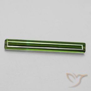 2.08ct Natural Verde oscuro Turmalina, corte esmeralda, VS
