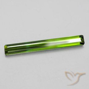 Turmalina Verde oscuro natural de 2.08 ct, Corte Octágono / Esmeralda, VS