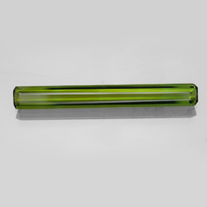 Turmalina verde natural de 2,65 ct, corte esmeralda, VVS-VS