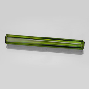 Turmalina verde natural de 2,65 ct, corte esmeralda, VVS-VS