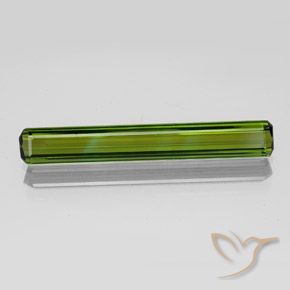 2.14ct Natural Verde amarillento Turmalina, corte esmeralda, VVS-VS