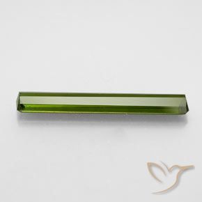 Turmalina Verde oscuro natural de 2.32 ct, Corte Octágono / Esmeralda, VVS