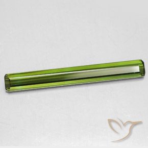Turmalina Verde alga natural de 2.56 ct, Corte Octágono / Esmeralda, VVS