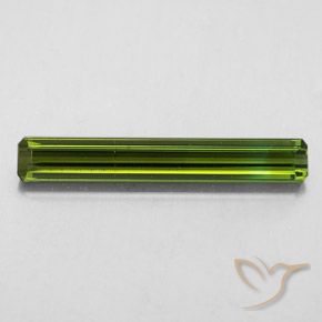 2.03ct Natural Verde oscuro Turmalina, corte esmeralda, VS-SI