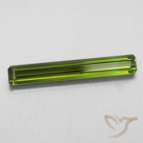 Turmalina Verde oscuro natural de 2.03 ct, Corte Octágono / Esmeralda, VS-SI
