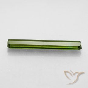 Turmalina Verde oscuro natural de 2.03 ct, Corte Octágono / Esmeralda, VS-SI
