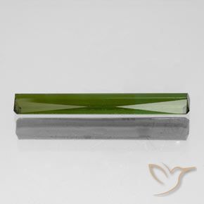 Turmalina Verde terroso natural de 1.40 ct, Corte Octágono / Esmeralda, VVS-VS