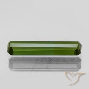 Turmalina Verde amarillento natural de 1.17 ct, Corte Octágono / Esmeralda, VVS