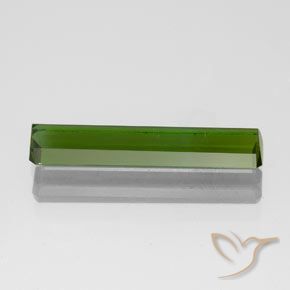 Turmalina Verde oscuro natural de 1.61 ct, Corte Octágono / Esmeralda, VVS-VS