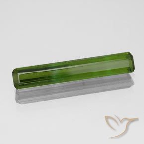 Turmalina Verde oscuro natural de 1.55 ct, Corte Octágono / Esmeralda, VVS-VS