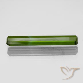 Turmalina Verde oscuro natural de 1.55 ct, Corte Octágono / Esmeralda, VVS-VS