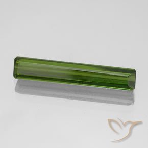 Turmalina Verde bosque natural de 1.70 ct, Corte Octágono / Esmeralda, VVS