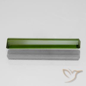 Turmalina Verde bosque natural de 1.70 ct, Corte Octágono / Esmeralda, VVS